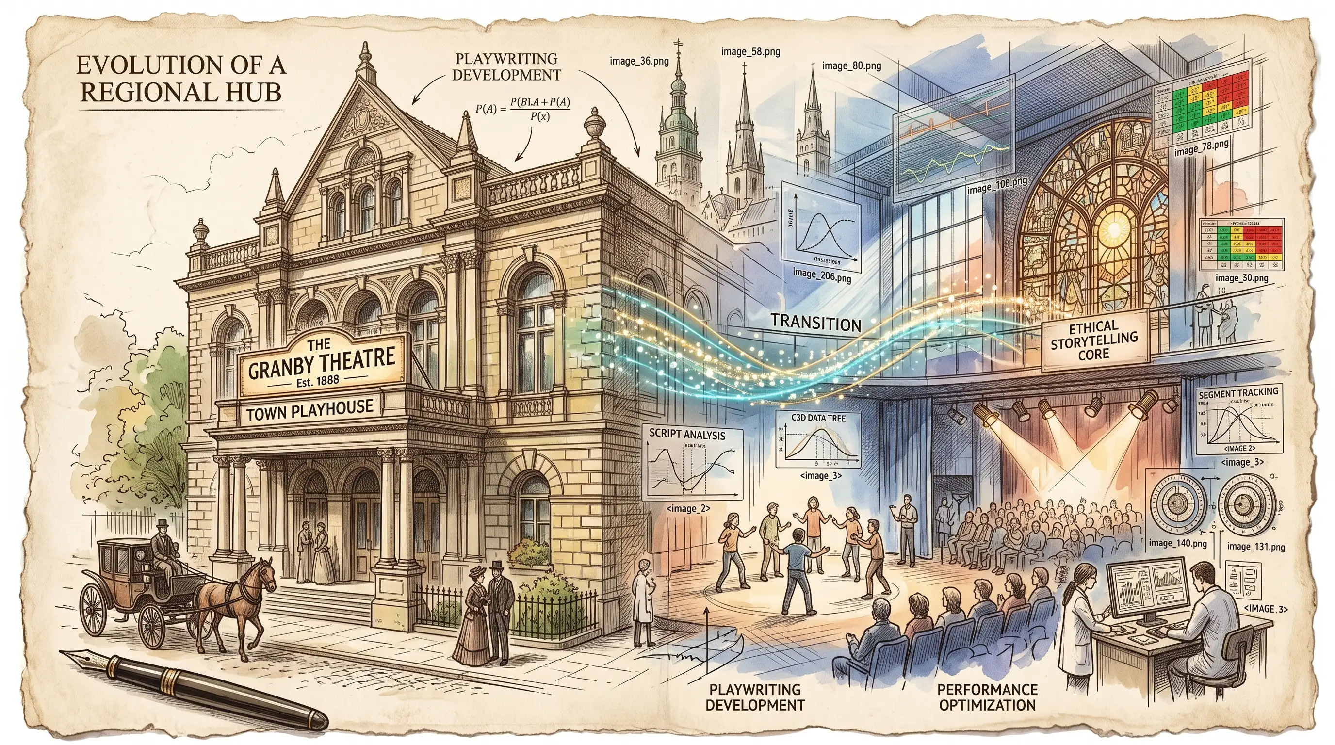 A town theatre used by local companies and touring shows